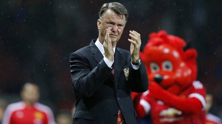 Van Gaal tras su último partido con el United.