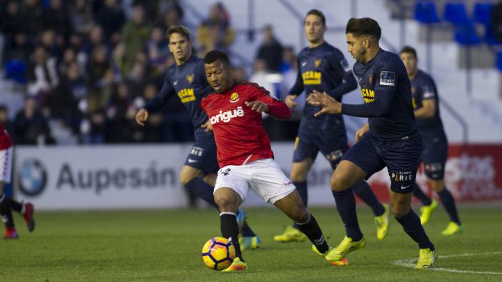 El club sanciona a Uche por su roja contra el UCAM Murcia