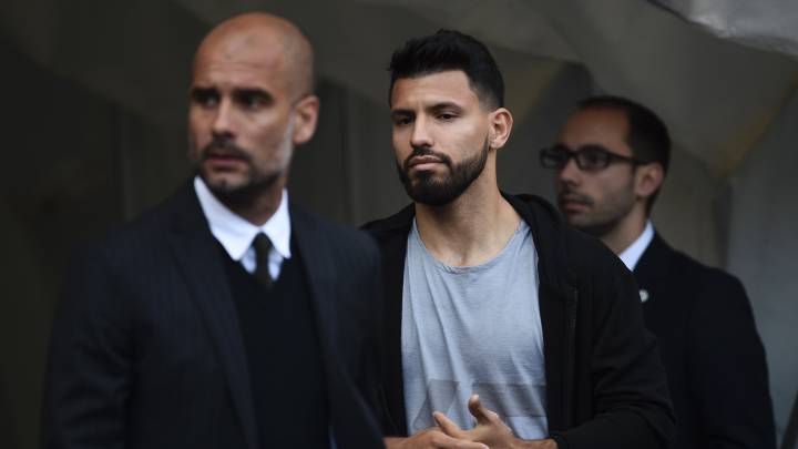 Pep Guardiola y Sergio Agüero se reunieron para empezar a escuchar ofertas.