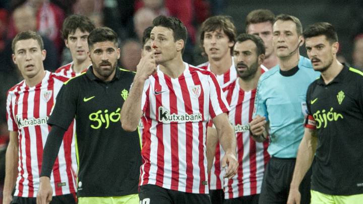 Amorebieta hizo sangre con Aduriz en su vuelta