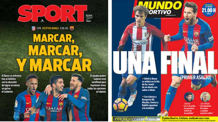 La prensa de Barcelona habla de día de valientes