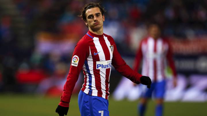 El delantero del Atlético de Madrid, Antoine Griezmann.
