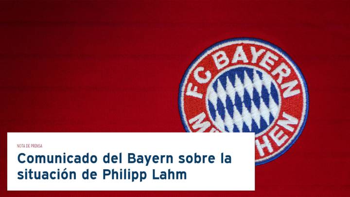 Enfado del Bayern con Lahm
