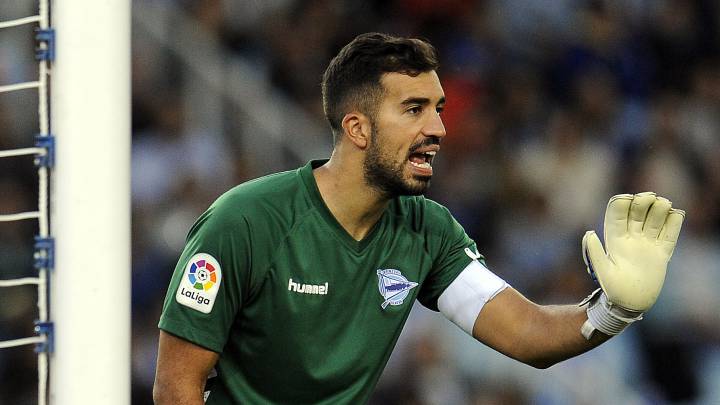 Fernando Pacheco, portero del Alavés.