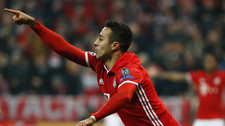 El Bayern de Múnich golea y el Arsenal vuelve a decepcionar