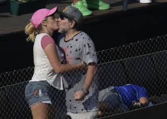 La novia de Maradona se niega a declarar tras la discusión