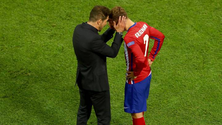 Simeone y Griezmann