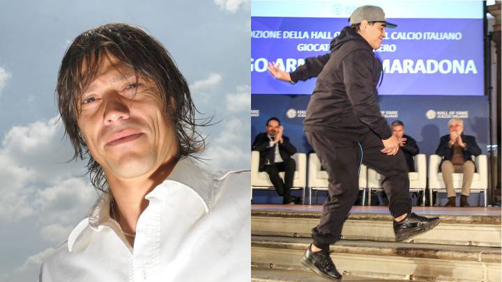 Almeyda: "Maradona entrenaba tres veces a la semana"