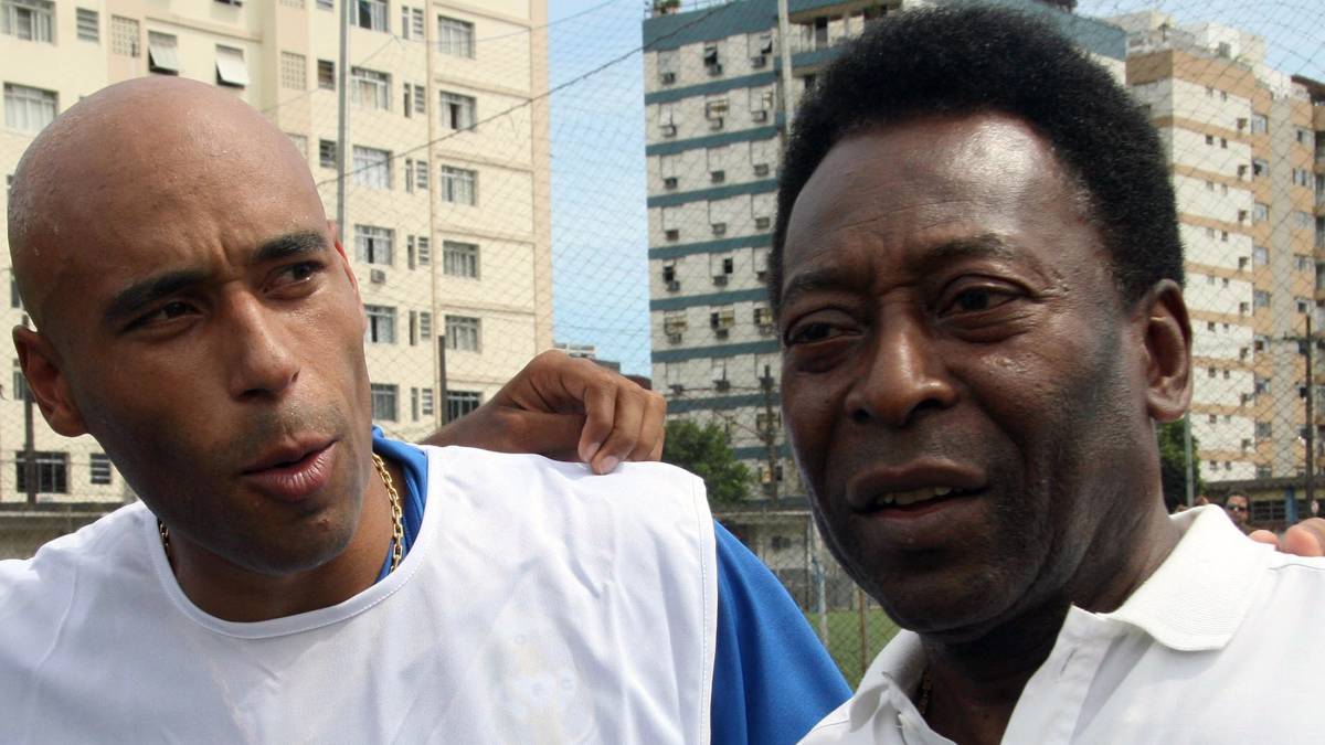 Pele y su hijo