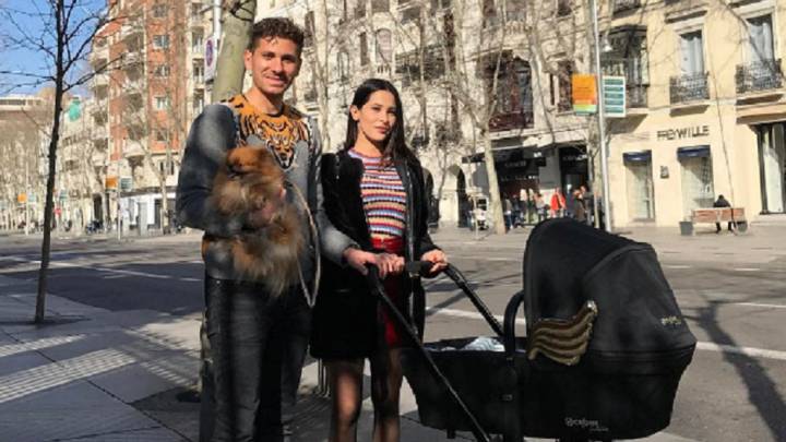 Cerci con su familia.