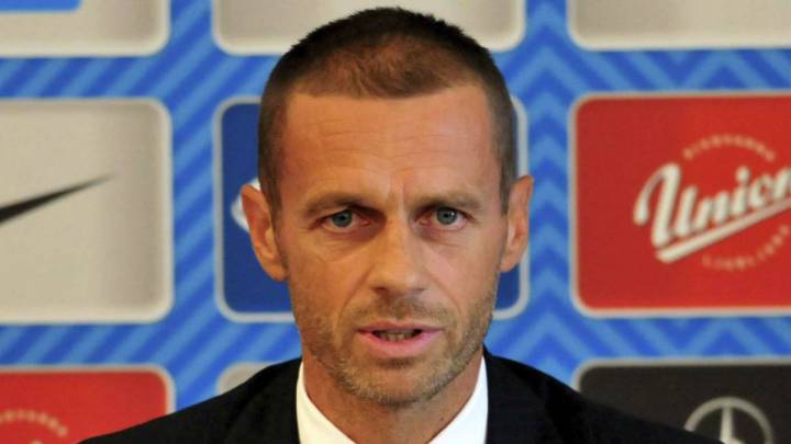 El esloveno Aleksander Ceferin, presidente de la UEFA, en una imagen de archivo como presidente de la Federación Eslovaca de Fútbol.