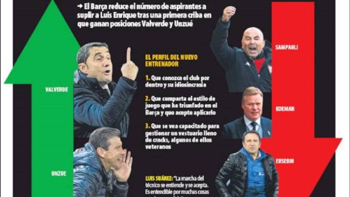 Portada del diario Mundo Deportivo del día 3 de marzo de 2017.