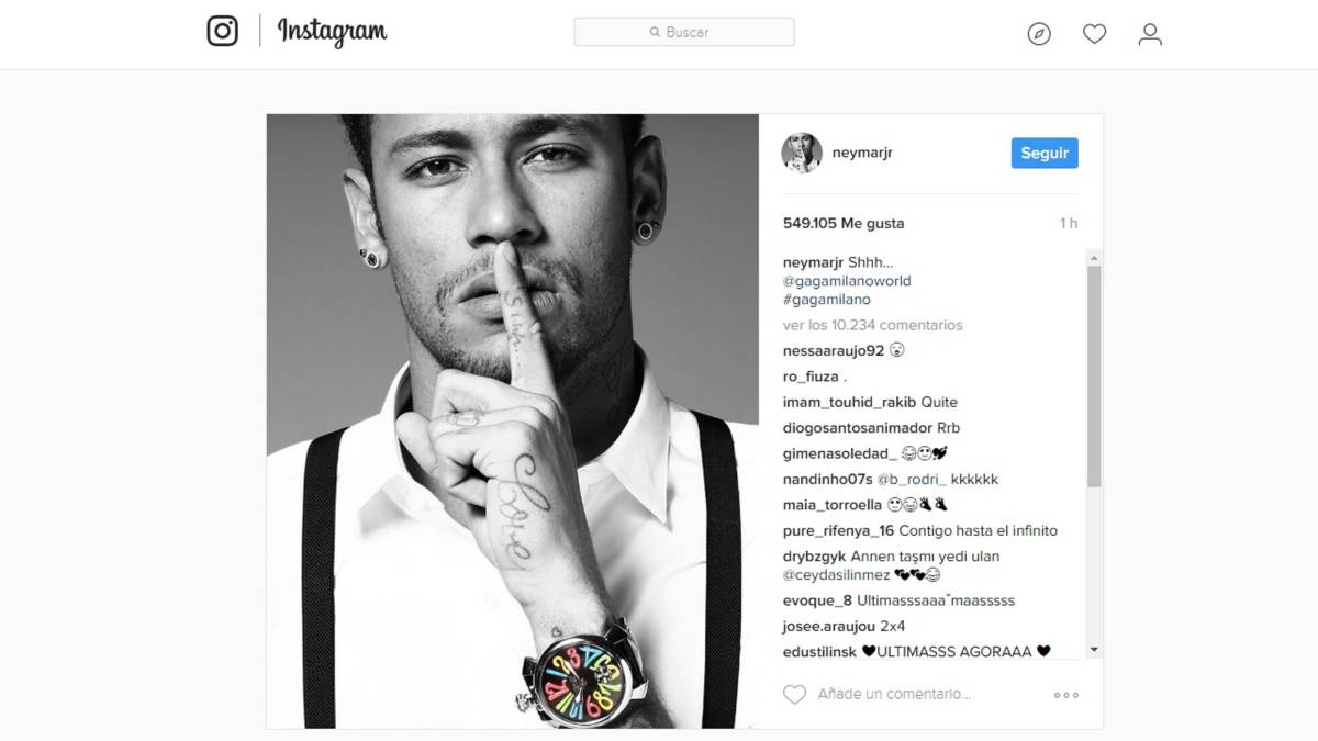 Neymar revoluciona las redes con su último mensaje: "Shhh..."
