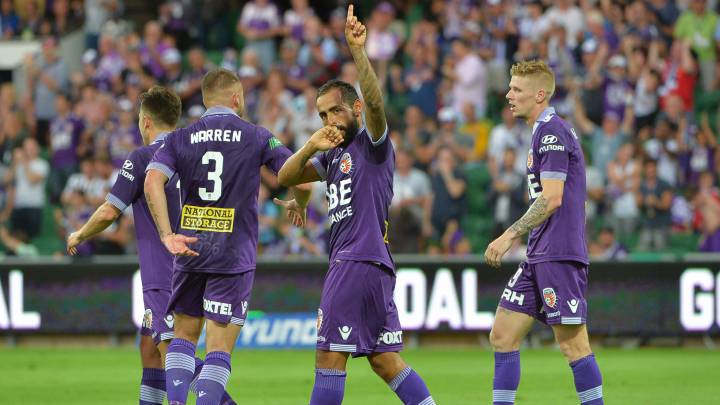 Diego Castro marcó su décimo gol este curso en Australia
