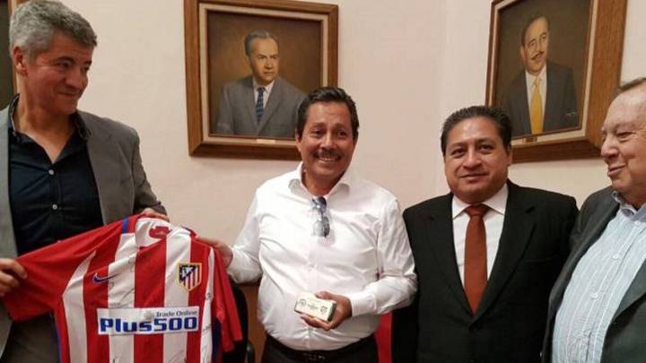 Gil Marín, durante su visita a San Luis Potosí.
