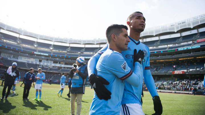 Yángel Herrera debutó con el NYCFC en la MLS: entró por Pirlo