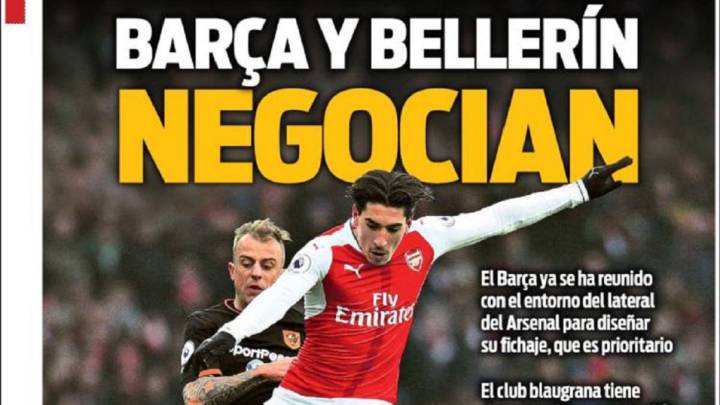 Portada del Diario Sport del día 14 de marzo de 2017.