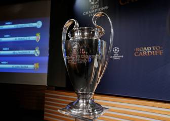 Las imágenes de los sorteos de Champions y Europa League
