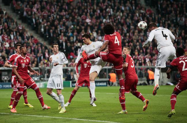 Sergio Ramos, gol al Bayern.
