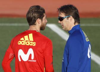Sergio Ramos: charla con Lopetegui y reunión con los pesos pesados del Barça