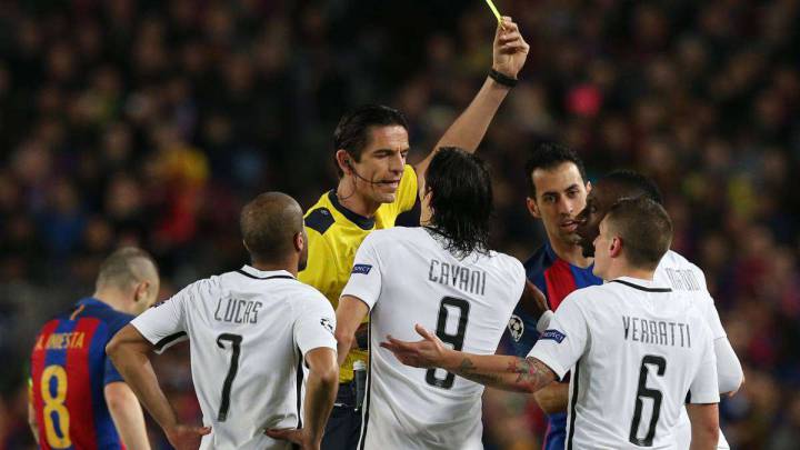 UEFA confirma que árbitro del Barça-PSG no será suspendido