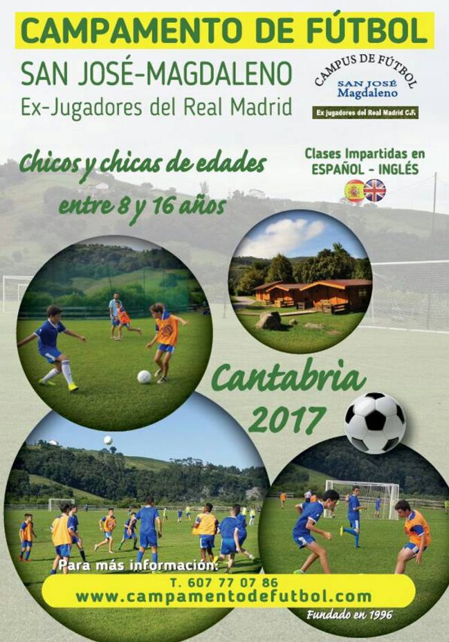 Campamento de Fútbol San José-Magdaleno.