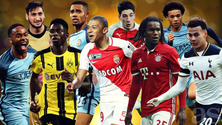 La lista de Daily Mail de los 10 futbolistas sub-23 más prometedores.