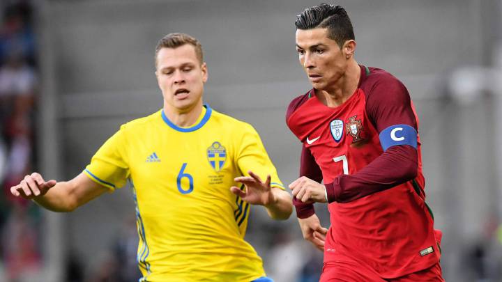 Suecia amargó la fiesta de Cristiano y Portugal en Funchal