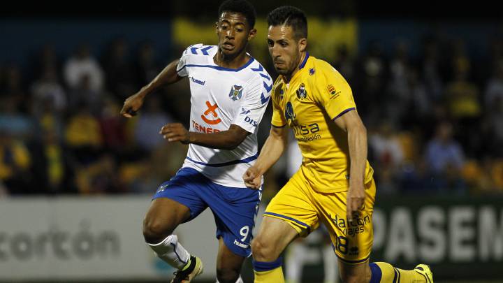 Toribio en un partido con el Alcorcón