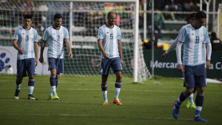Sin Messi, Argentina sucumbe a la altura de La Paz y se complica