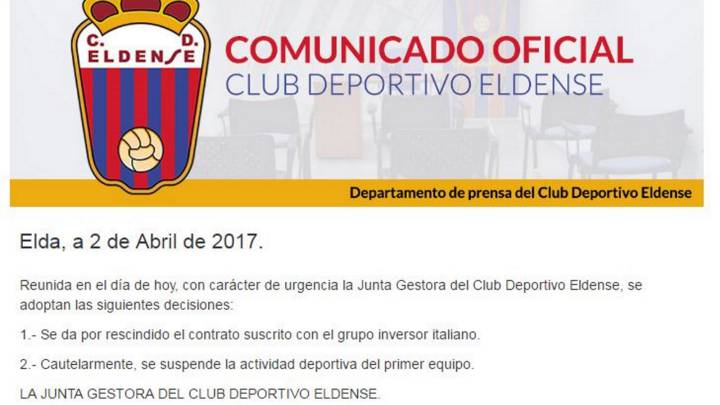 Eldense to sit out the rest of the season amid Barça B allegations