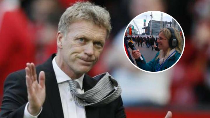 Moyes a una reportera: "Te puedes llevar una bofetada aunque seas mujer"