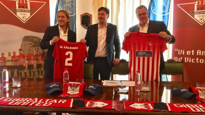 Gibraltar United: Michel Salgado unveiled as director