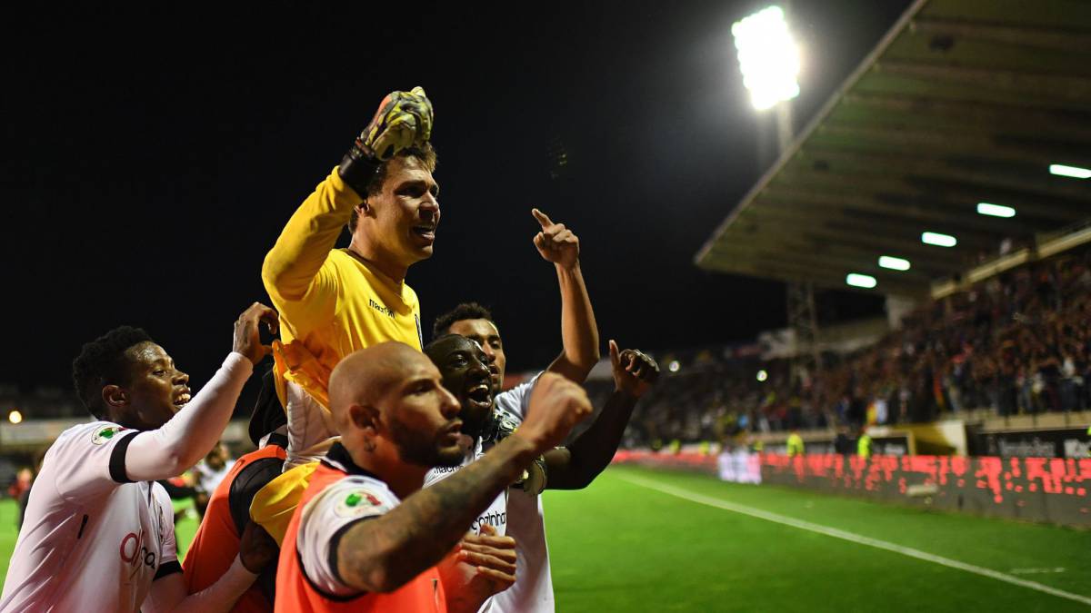 Los jugadores del Vitoria Guimaraes.