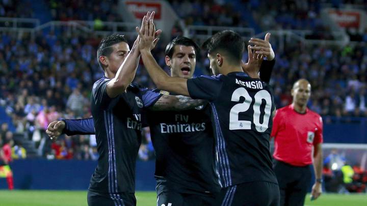 1x1 del Madrid: Morata goleó en 'su' derbi y Asensio destacó