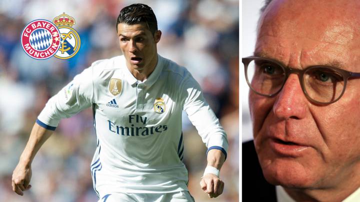 Cristiano Ronaldo y Karl-Heinz Rummenigge.