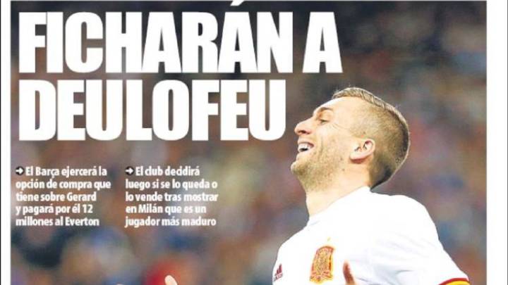 Portada del diario Mundo Deportivo del día 7 de abril de 2017.