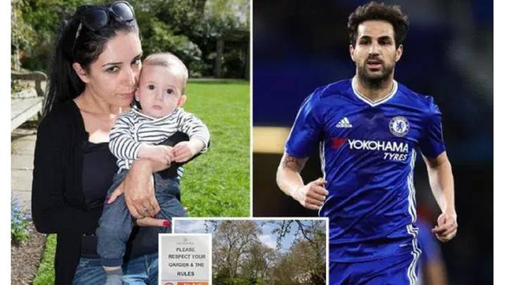 Una madre planea demandar a Cesc Fàbregas por dar un pelotazo a su bebé.
