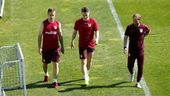 El jugador del Atlético de Madrid, Kevin Gameiro, es duda ante Osasuna.