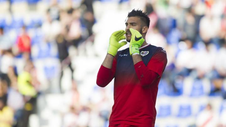 Gazzaniga fue el héroe del Rayo Vallecano en Murcia.