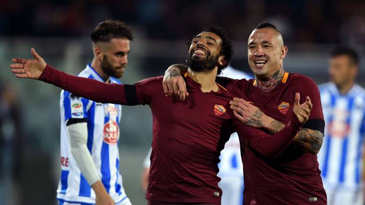 La Roma se afianza segunda y manda al Pescara a la Serie B