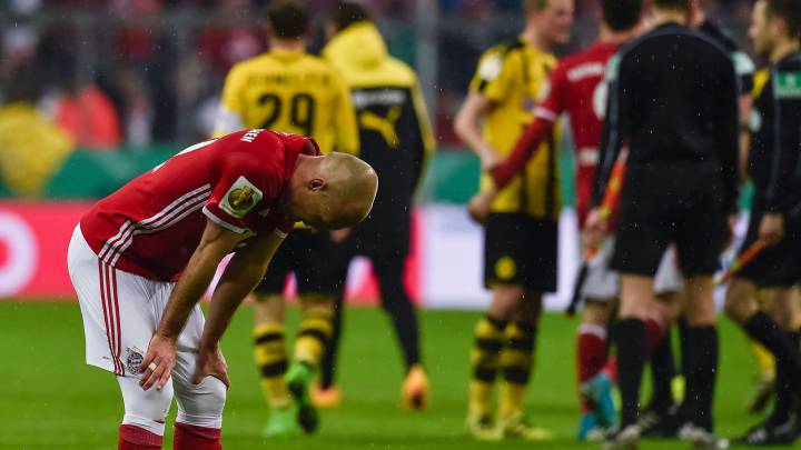 El Bayern se queda sin Copa y sin Champions en una semana