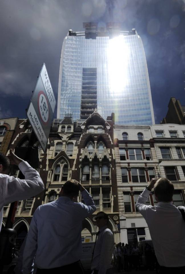 El edificio Walkie Talkie, en Londres