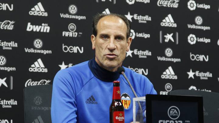 Voro, en rueda de prensa.