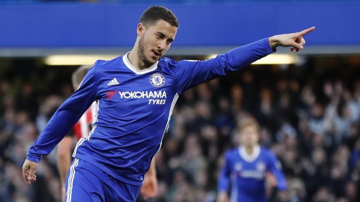 Conte no puede asegurar que Hazard seguirá en el Chelsea