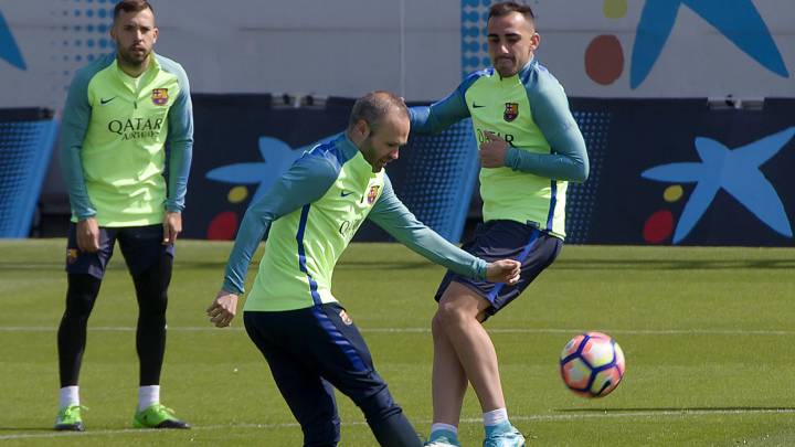Iniesta back in training for Barça ahead of Villarreal match