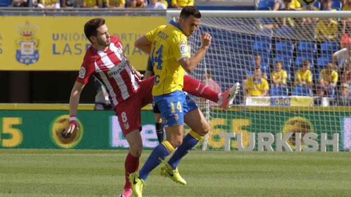 Hernán Santana ante el Atlético