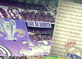 Una aficionada madridista replica a la atlética que criticó el tifo