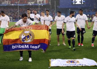 Real Madrid players return to plant flag on Calderón pitch