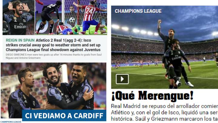 La prensa internacional se rinde a Isco y Benzema.